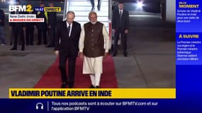 Vladimir Poutine est arrivé en Inde pour une visite d'État de deux jours