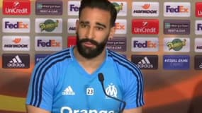 Adil Rami en conférence de presse