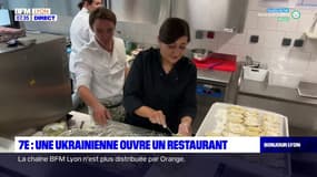Lyon: une réfugiée ukrainienne ouvre un restaurant éphémère