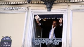 L'écrivain Kamel Daoud le 4 novembre 2024 après avoir reçu le prix Goncourt