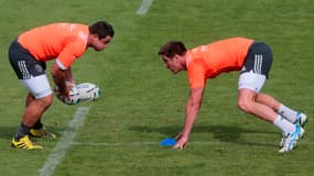 Guilhem Guirado et Bernard Le Roux (XV de France)