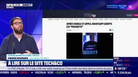 À lire sur le site Tech&Co : Après Google et Apple, Whatsapp adopte les “Keyspass”, par Pierre Monnier - 17/10
