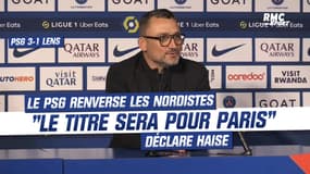 PSG 3-1 Lens : "le titre sera pour Paris", déclare Haise après la défaite des Sang et Or