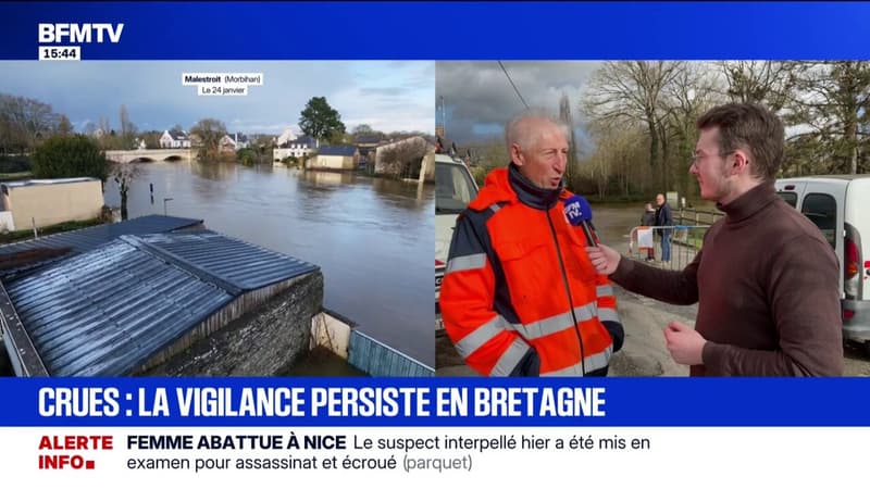 Crues en Bretagne: 3m18 à Malestroit dans le Morbihan