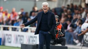 Gian Piero Gasperini lors du match OM-Atalanta (1-1, Ligue Europa), le 2 mai 2024