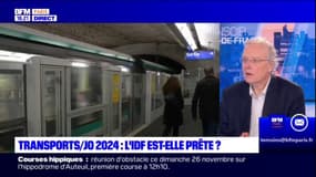 JO 2024: les transports franciliens "ne sont pas prêts" selon Jacques Baudrier adjoint à la maire de Paris 