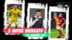 Merlin, Motta, Boey... Les 5 infos mercato du 26 janvier à la mi-journée