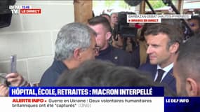 "On vous a targué d'être le président de riches, redevenez le président de tous les Français": un homme interpelle Emmanuel Macron sur les salaires