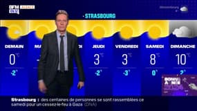 Météo Alsace: un ciel très nuageux, jusqu'à 5°C attendus à Colmar et à Strasbourg