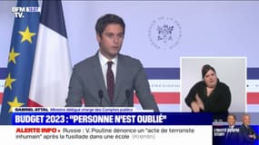 Gabriel Attal sur le budget 2023: "Personne n'est oublié" 