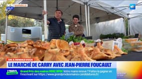 On a rendez-vous avec Jean-Pierre Foucault sur le marché de Carry-le-Rouet