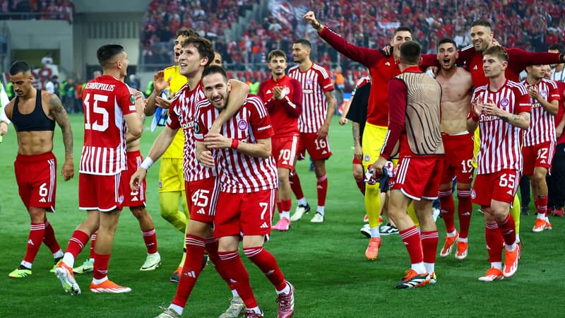 Célébration Olympiakos