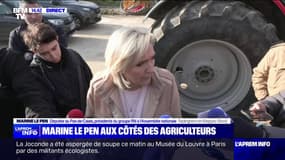 Agriculture: "La situation est catastrophique", dénonce Marine Le Pen