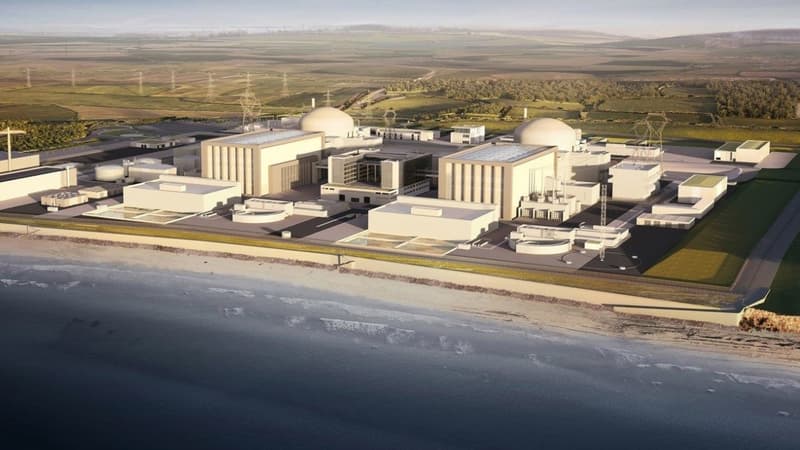 Voici ce que pourrait donner le projet de centrale nucléaire d'Hinkley Point. 