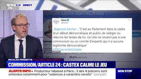 Loi "Sécurité globale": la commission voulue par Jean Castex ne sera finalement pas chargée de réécrire l'article 24