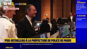 PSG-Chelsea: le ministre de l'Intérieur Bruno Retailleau visite la préfecture de police de Paris