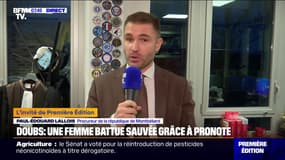 Femme battue par son mari dans le Doubs: "J'ai fait le choix d'une réponse ferme et rapide", déclare Paul-Édouard Lallois, procureur de la république de Montbéliard, qui annonce que l'homme sera jugé "cet après-midi"