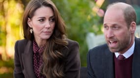 Le prince et la princesse de Galles, le 10 octobre 2024 à Southport, à la rencontre des secouristes et des familles des victimes de l'attaque au couteau perpétrée au début de l'année