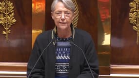 Elisabeth Borne le 2 novembre 2022 à l'Assemblée nationale 