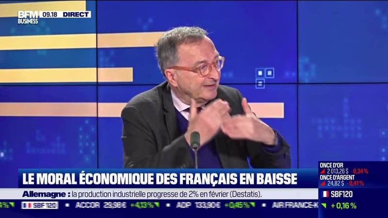 Les Experts : Le moral économique des Français en baisse - 06/04
