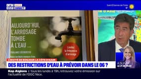 Sécheresse dans les Alpes-Martimes: Charles-Ange Ginésy espère "ne pas avoir de restrictions" d'eau