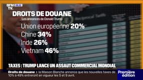 Chine, Union européenne, Inde... Donald Trump annonce des taxes douanières sur les produits entrant aux Etats-Unis
