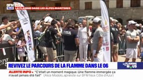 Le parcours intégral de la flamme olympique dans les Alpes-Maritimes