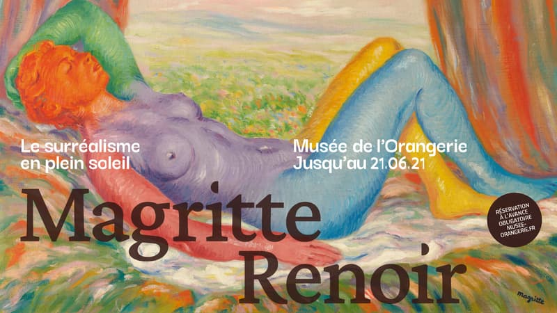 L'EXPOSITION "MAGRITTE / RENOIR" AU MUSEE DE L'ORANGERIE EN PARTENARIAT AVEC BFMTV