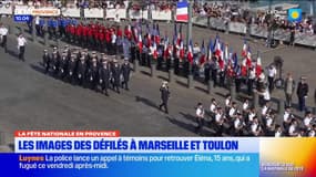 Fête nationale/14 juillet : les images des défilés à Marseille et Toulon