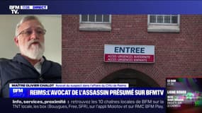 Infirmière tuée à Reims: pour maître Olivier Chalot, avocat du suspect, son client a "une forme de conscience totalement altérée" 