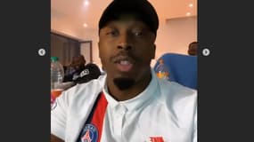 Le frère de Presnel Kimpembe dans une vidéo sur les réseaux sociaux