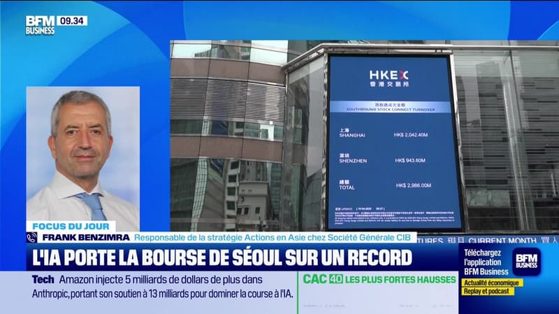 L'IA porte la Bourse de Séoul sur un record - 21/04