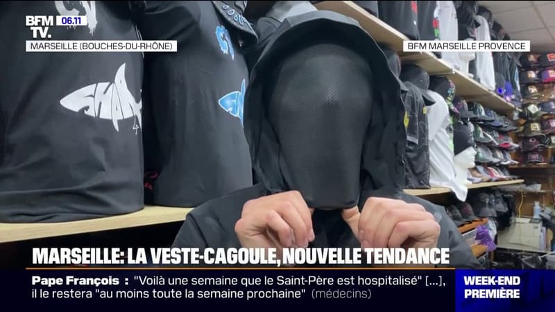 Marseille: la veste avec cagoule intégrée est de plus en plus tendance