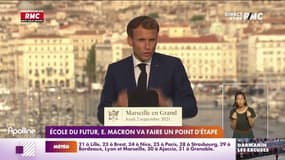Macron et Ndiaye à Marseille aujourd'hui pour lancer le grand projet pour l'école