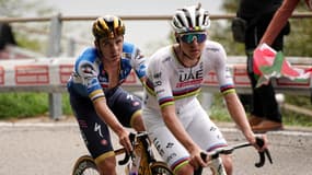 Tadej Pogacar et Remco Evenepoel sur le Tour de Lombardie 2024