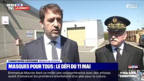 Christophe Castaner: "Chaque Français qui en aura besoin, aura la capacité de s'approvisionner en masques" dès le 11 mai