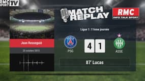 PSG-ASSE (4-1) : le Goal-Replay avec le son RMC Sport