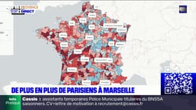 Selon l’application PopFlux, il y a de plus en plus de Parisiens à s'installer à Marseille