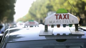 Un taxi à Marseille. 