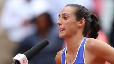 Caroline Garcia à Roland-Garros 2025.