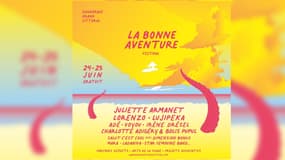 L'affiche du festival La Bonne Aventure 2023.