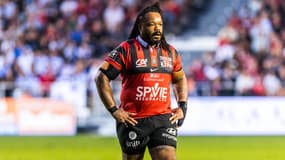 Mathieu Bastareaud avec Toulon en octobre 2022