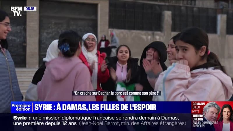 Syrie: à Damas, les filles de l'espoir