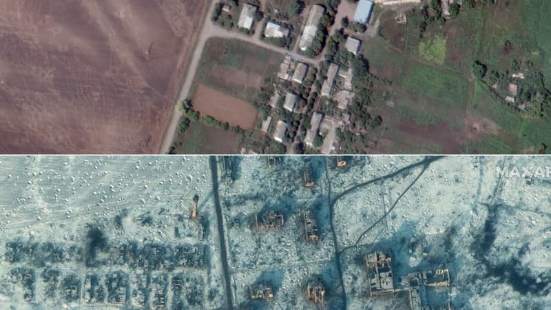 AVANT/APRÈS: les images de l'ampleur des destructions russes à Soledar