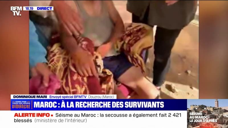 Séisme au Maroc: à Douzrou, les survivants soignés sous des tentes de fortune