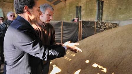 En visite dans une exploitation de l'Essonne, Nicolas Sarkozy a annoncé son intention de convoquer l'an prochain une réunion des ministres de l'Agriculture du G20 pour discuter des moyens de lutter contre la trop grande volatilité des cours des matières p