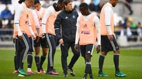 Rudi Garcia au milieu de ses joueurs
