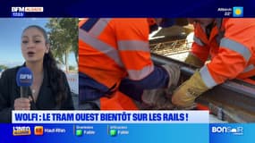 Transports: les premiers rails du tram Wolfisheim-Strasbourg posés