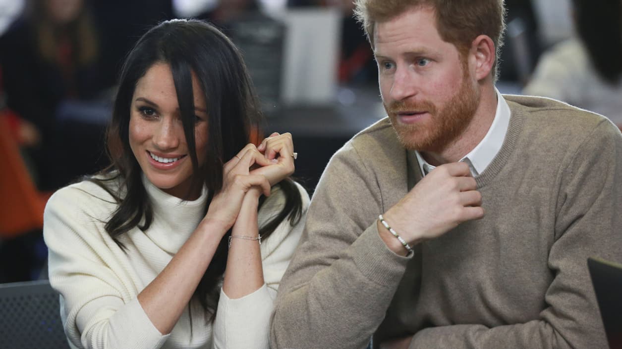 Meghan Markle et le Prince Harry le 8 mars 2018 Meghan Markle et le Prince Harry le 8 mars 2018