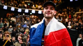 Aurélien Giraud champion du monde de skateboard, 24 février 2024 à Paris